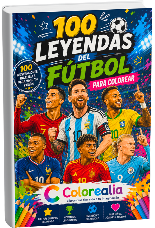 COLOREA A TUS ÍDOLOS DEL MUNDIAL 2026 + 🎁 3 Bonus