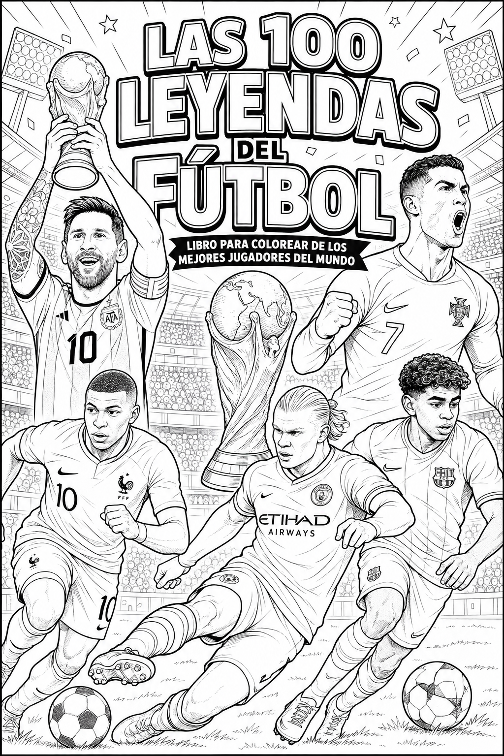 COLOREA A TUS ÍDOLOS DEL MUNDIAL 2026 + 🎁 3 Bonus
